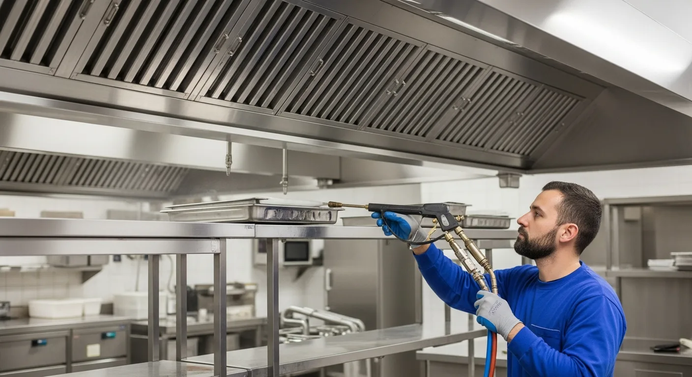 Commercial kitchen extract cleaning in Bournemouth